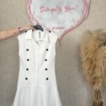 VESTIDO CREMALLERA BLANCO