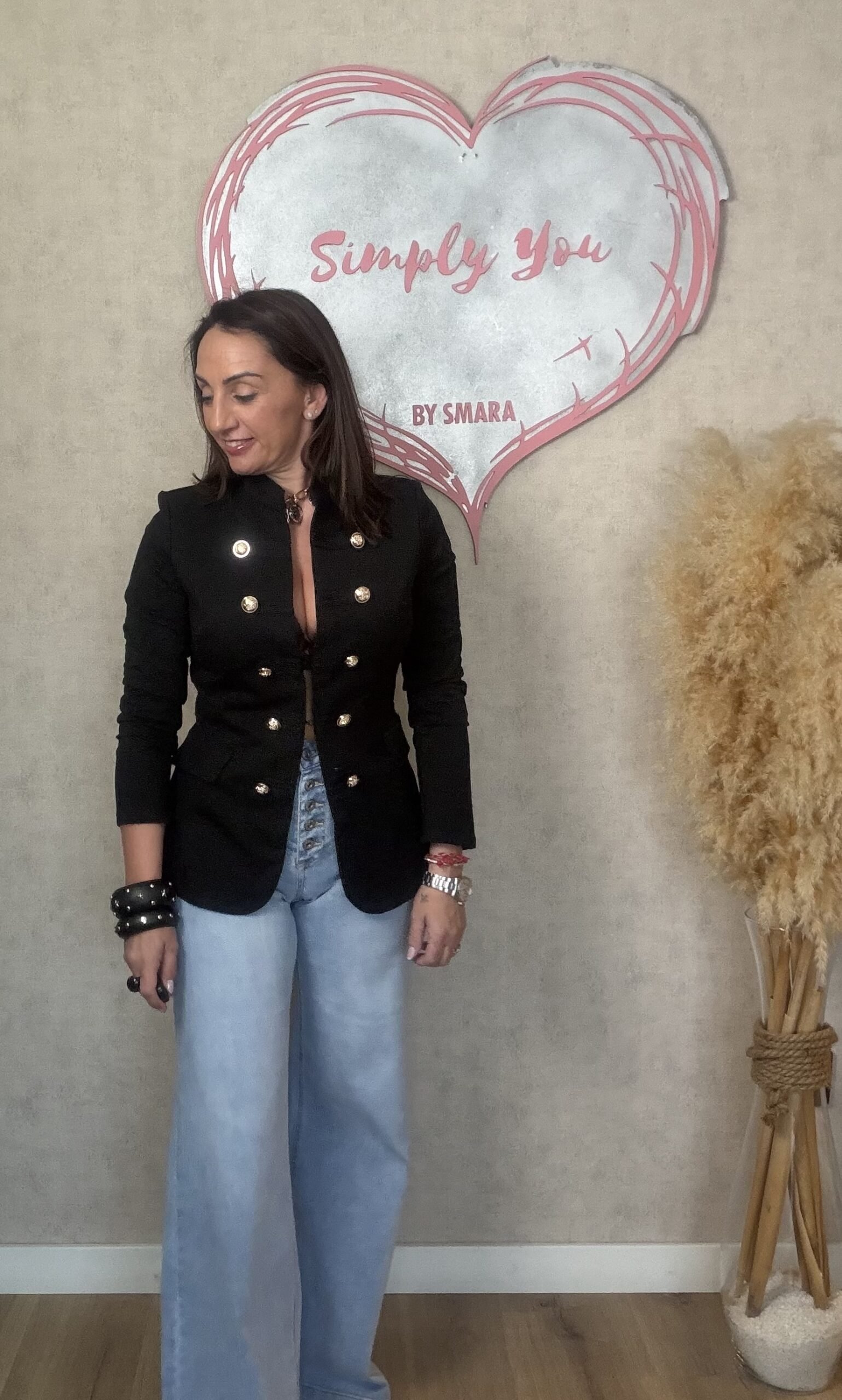 BLAZER BOTONES MILITAR