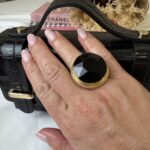 ANILLO PEDRUSCO NEGRO