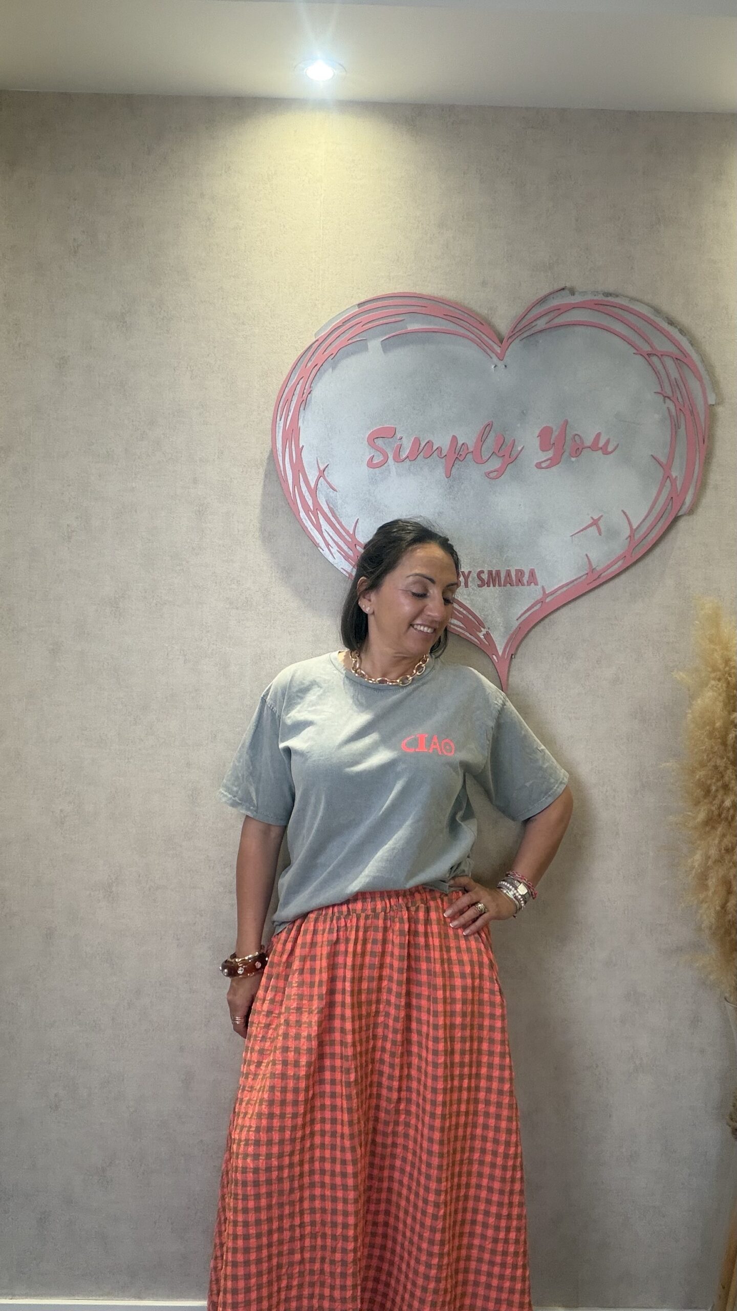 FALDA CUADROS VISCOSA