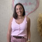 TOP BOTONES ROSA