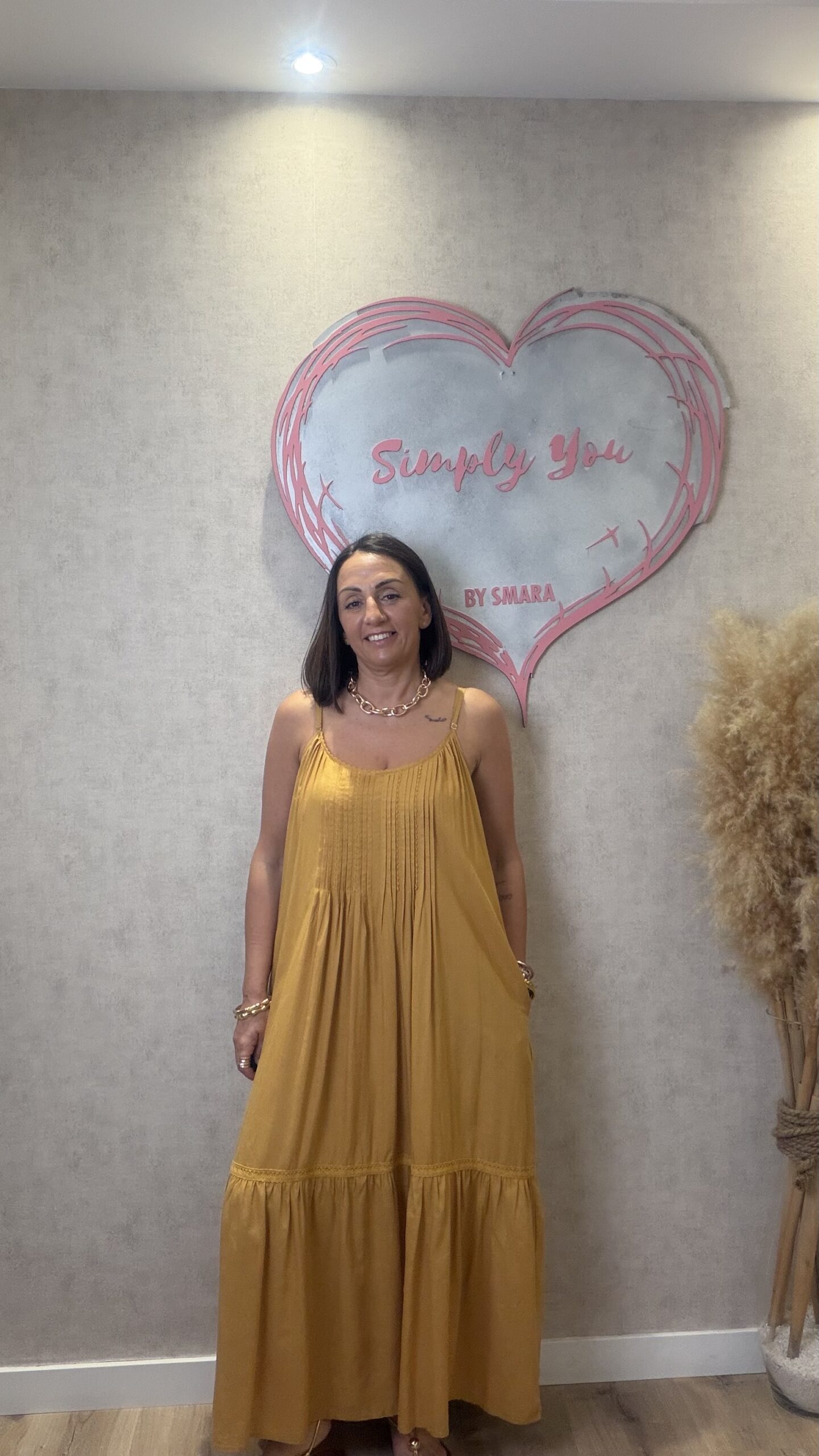 VESTIDO MOSTAZA