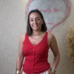 TOP BOTONES ROJO